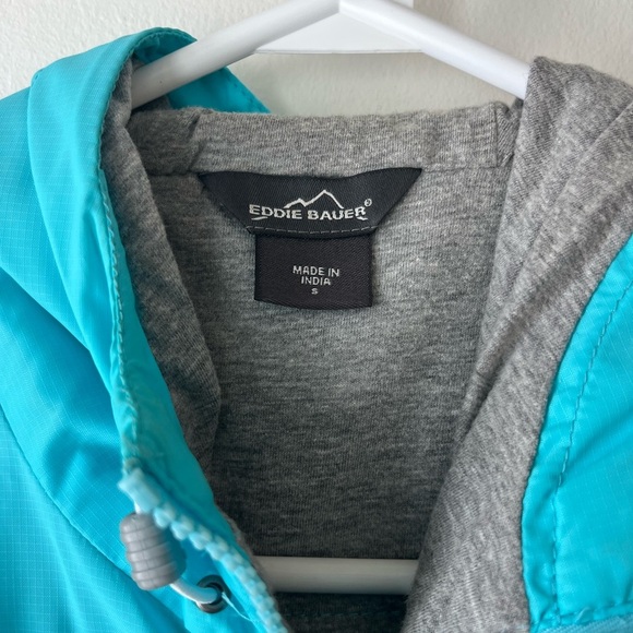 Eddie Bauer blue women’s hooded vest small Gorpcore outdoor hike - Picture 2 of 10